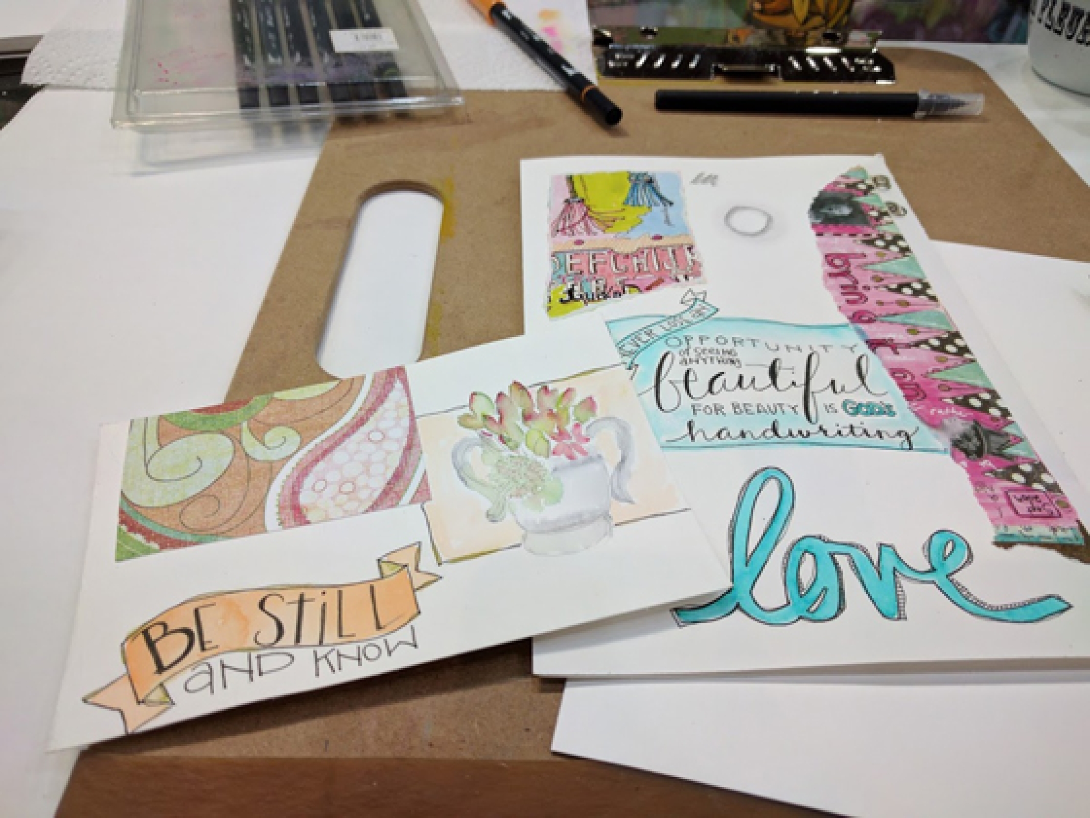 Hand Lettering for Art Journals Social Wave 2.0 Beta